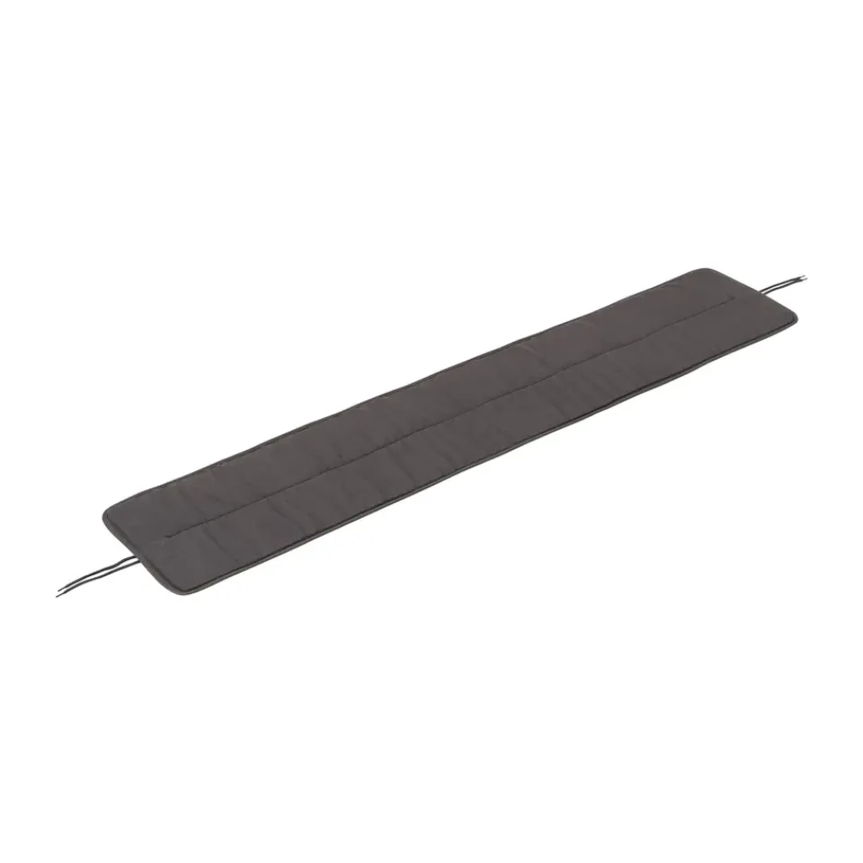 Cojín Linear steel bench pad 170x32,5 cm, Dark grey*Muuto