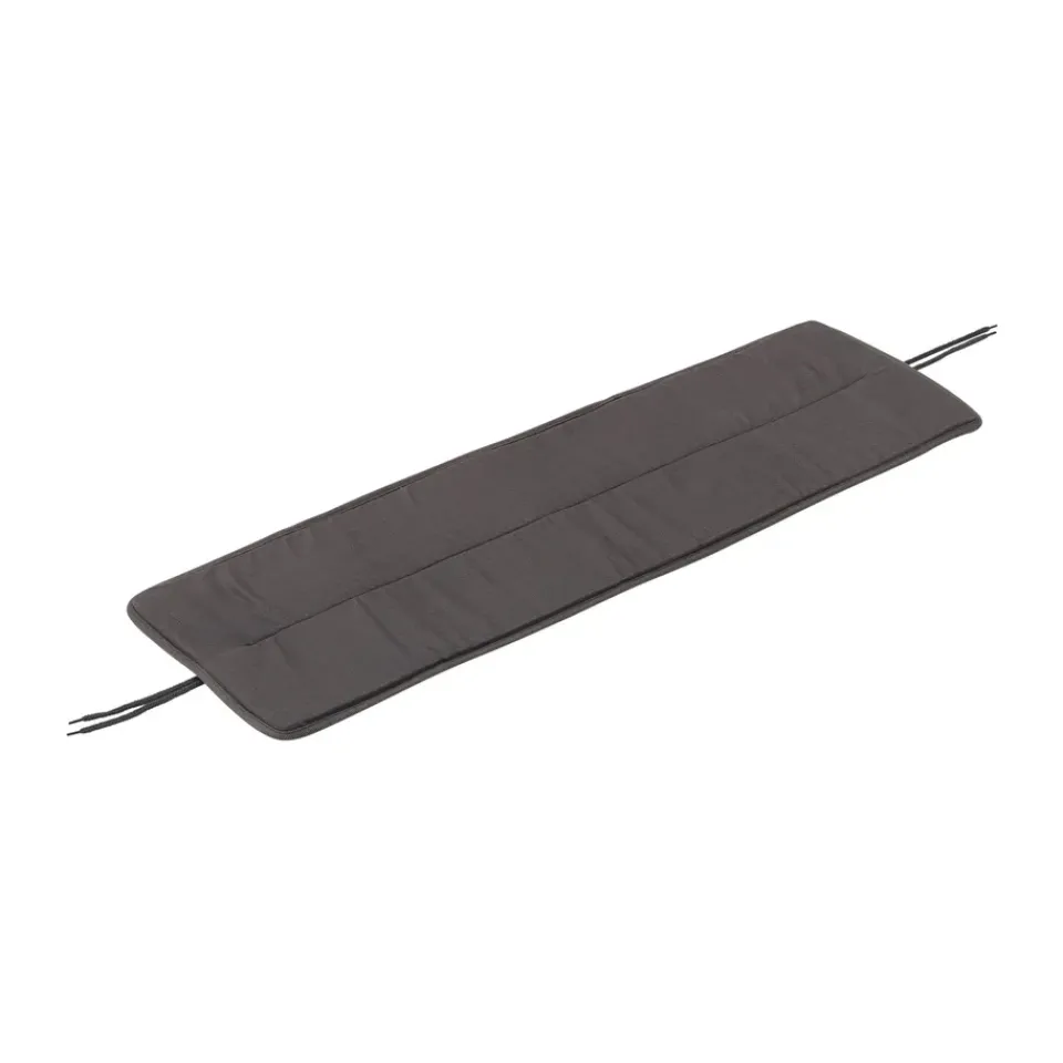 Cojín Linear steel bench pad 110x32,5 cm, Dark grey*Muuto