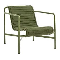 Cojín Palissade Quilted, Olive, para sillón lounge low*HAY Hot