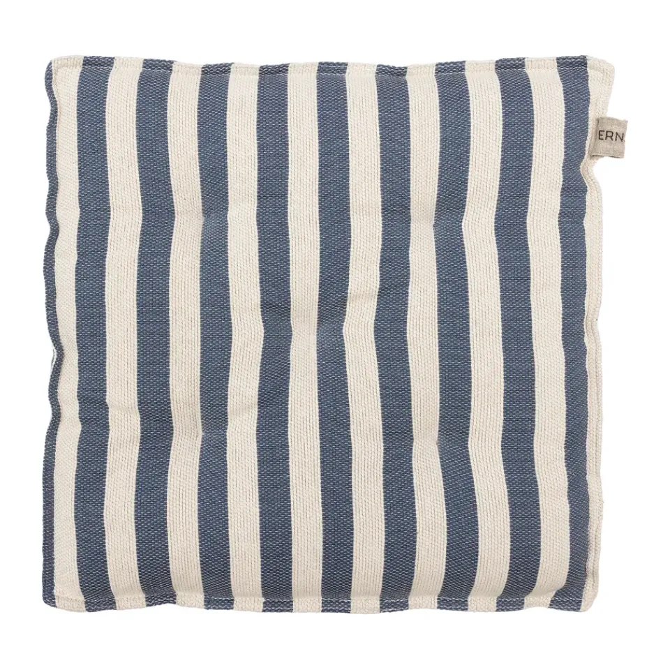 Cojín para asiento 45x45 cm, Blanco-azul*ERNST Best