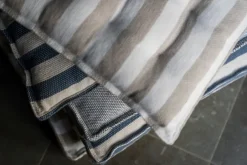 Cojín para asiento 45x45 cm, Blanco-azul*ERNST Best