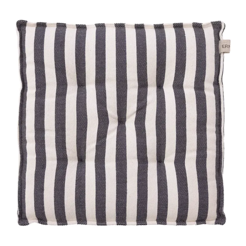 Cojín para asiento 45x45 cm, Blanco natural-gris oscuro*ERNST Outlet