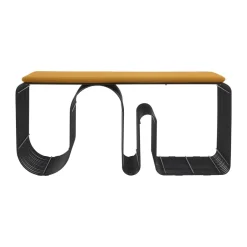 Cojín para banco Curva 32x95,5 cm, Amber*AYTM New