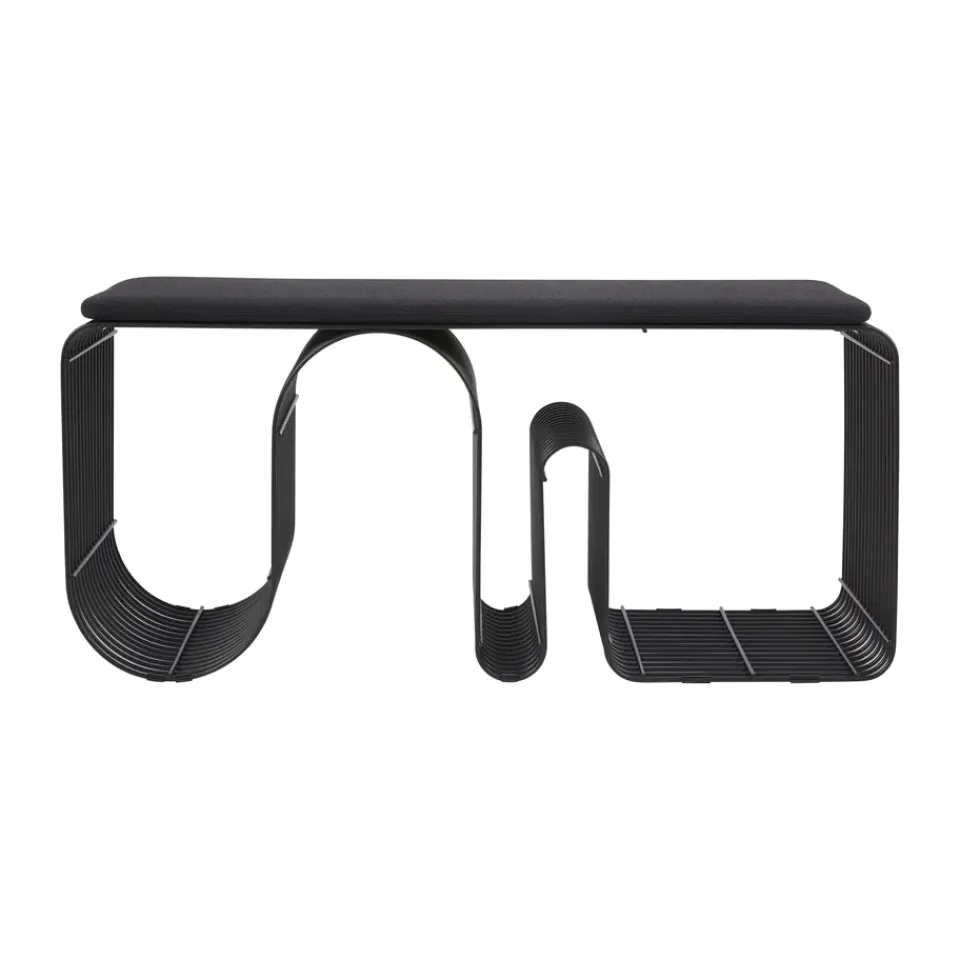 Cojín para banco Curva 32x95,5 cm, Anthracit*AYTM Discount