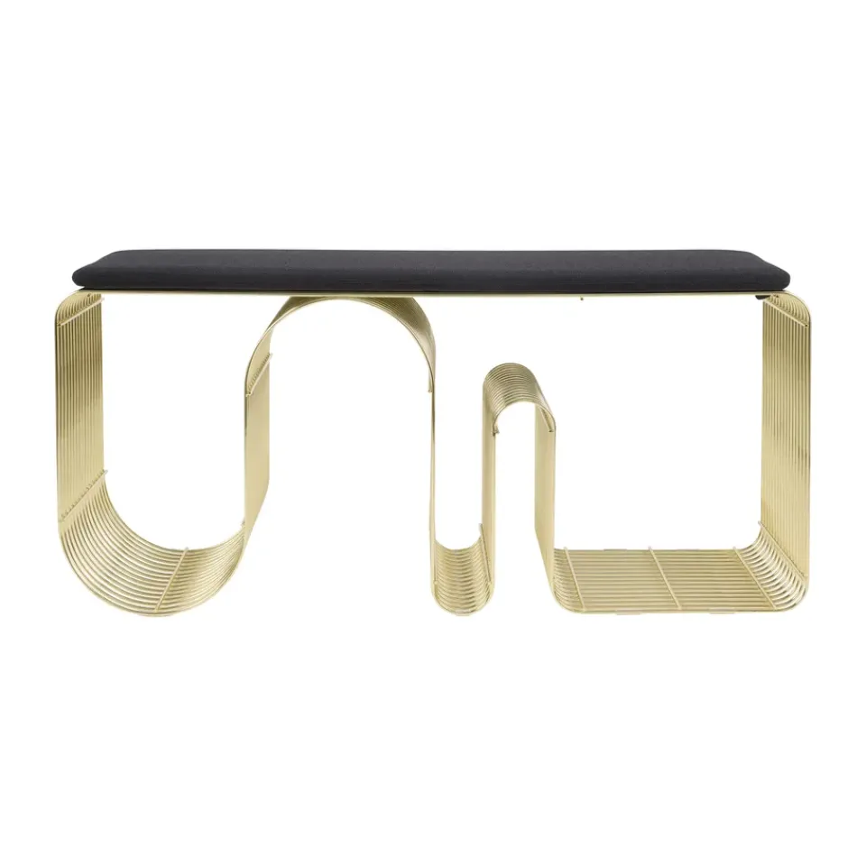 Cojín para banco Curva 32x95,5 cm, Anthracit*AYTM Discount