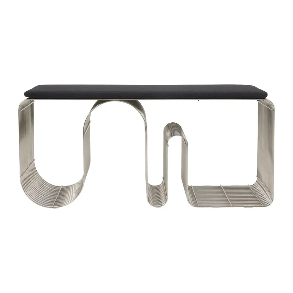 Cojín para banco Curva 32x95,5 cm, Anthracit*AYTM Discount