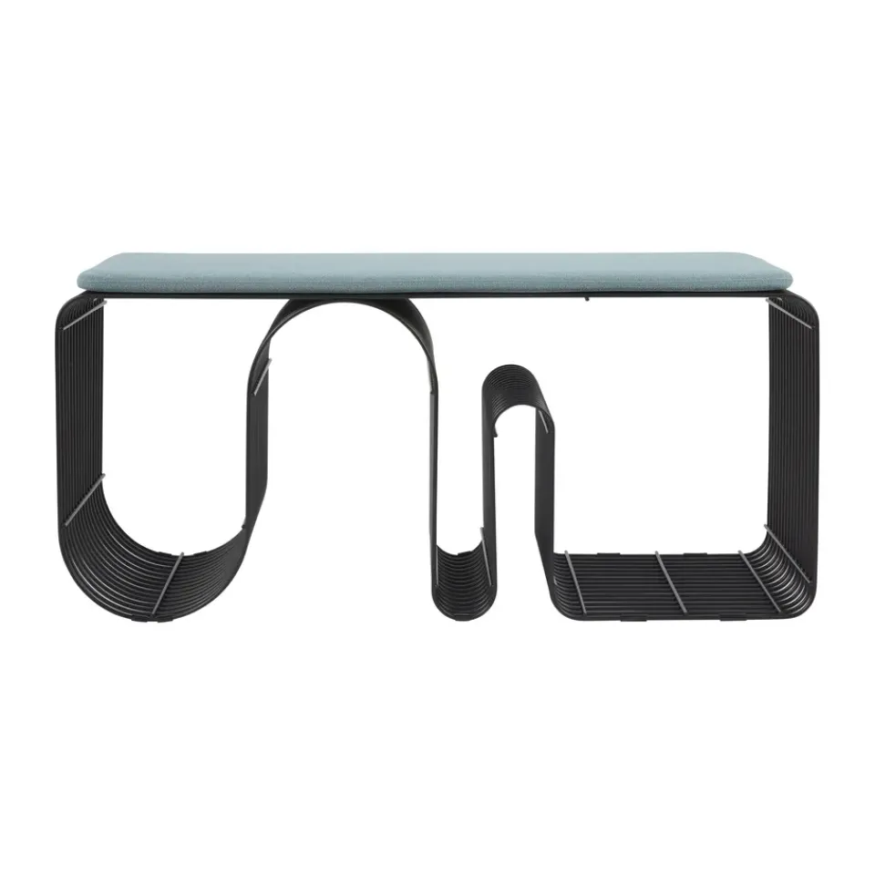 Cojín para banco Curva 32x95,5 cm, Dusty Blue*AYTM Discount