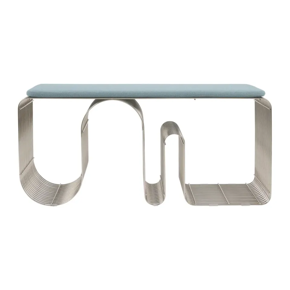 Cojín para banco Curva 32x95,5 cm, Dusty Blue*AYTM Discount