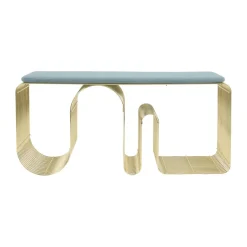 Cojín para banco Curva 32x95,5 cm, Dusty Blue*AYTM Discount