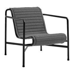 Cojín para Butaca Lounge Palissade High Quilted, Anthracite, para sillón lounge alto*HAY