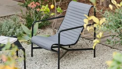Cojín para Butaca Lounge Palissade High Quilted, Anthracite, para sillón lounge alto*HAY
