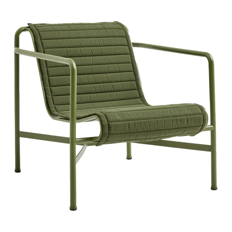 Cojín para Butaca Lounge Palissade High Quilted, Olive, para sillón lounge alto*HAY Hot