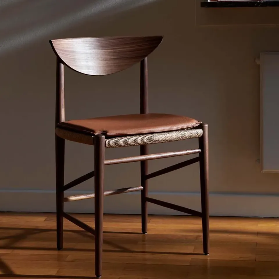 Cojín para silla Drawn HM3, Cuero cognac*&Tradition Best