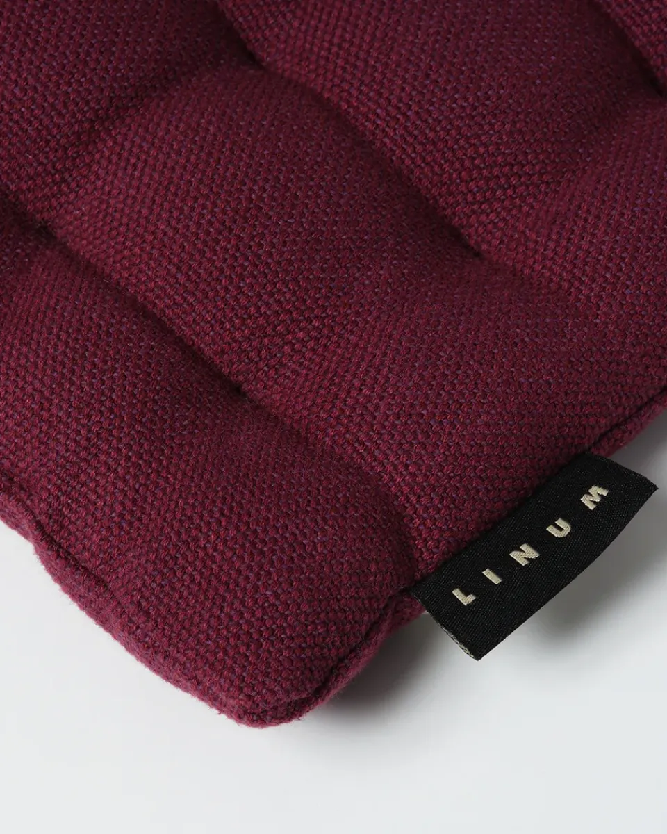 Cojín para silla Pepper 40x40 cm, burdeos*Linum Outlet