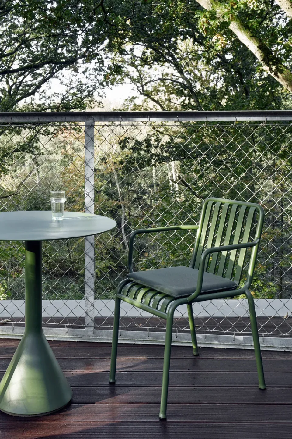 Cojín para silla y silla con reposabrazos Palissade, Olive*HAY Online