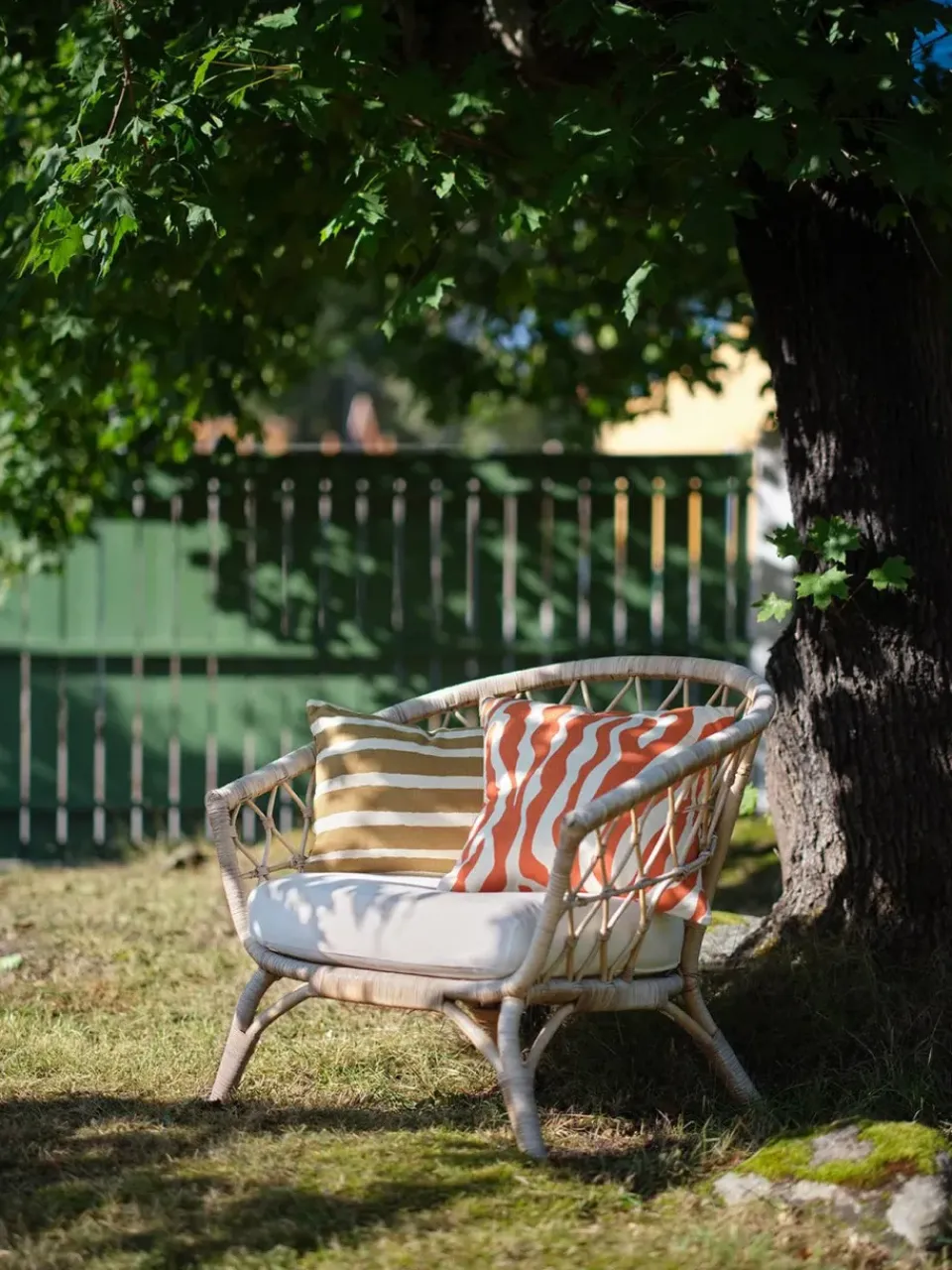 Cojín Zebra Outdoor 50x50 cm, Apricot orange-off white*Chhatwal & Jonsson Best