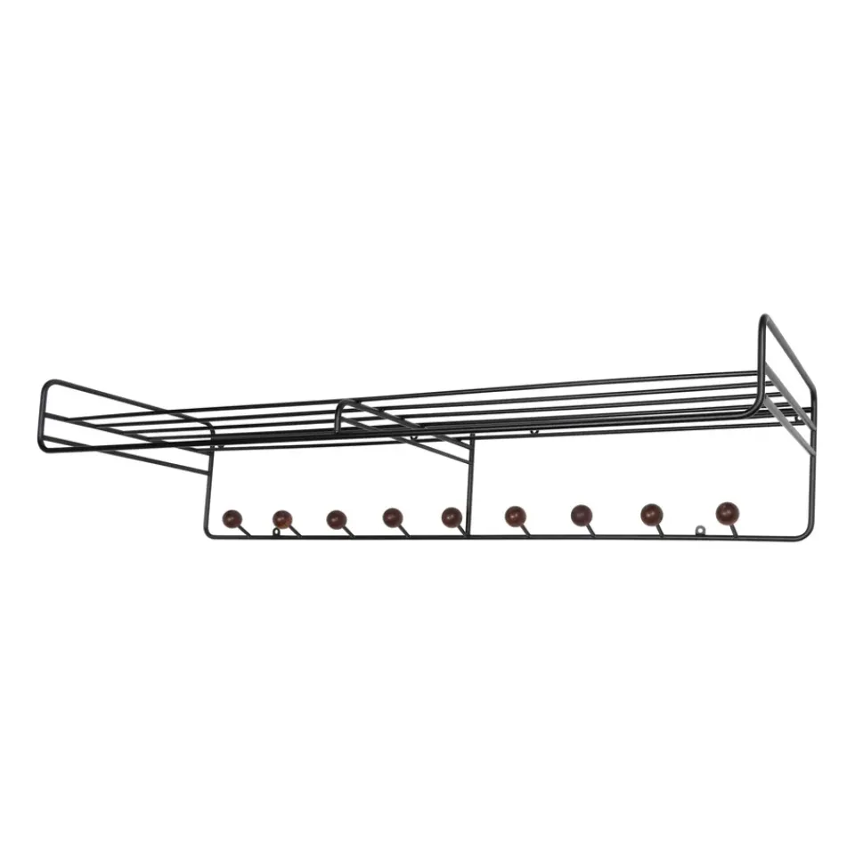 Colgador Bill Hat rack L, Negro-marrón oscuro*Maze Hot