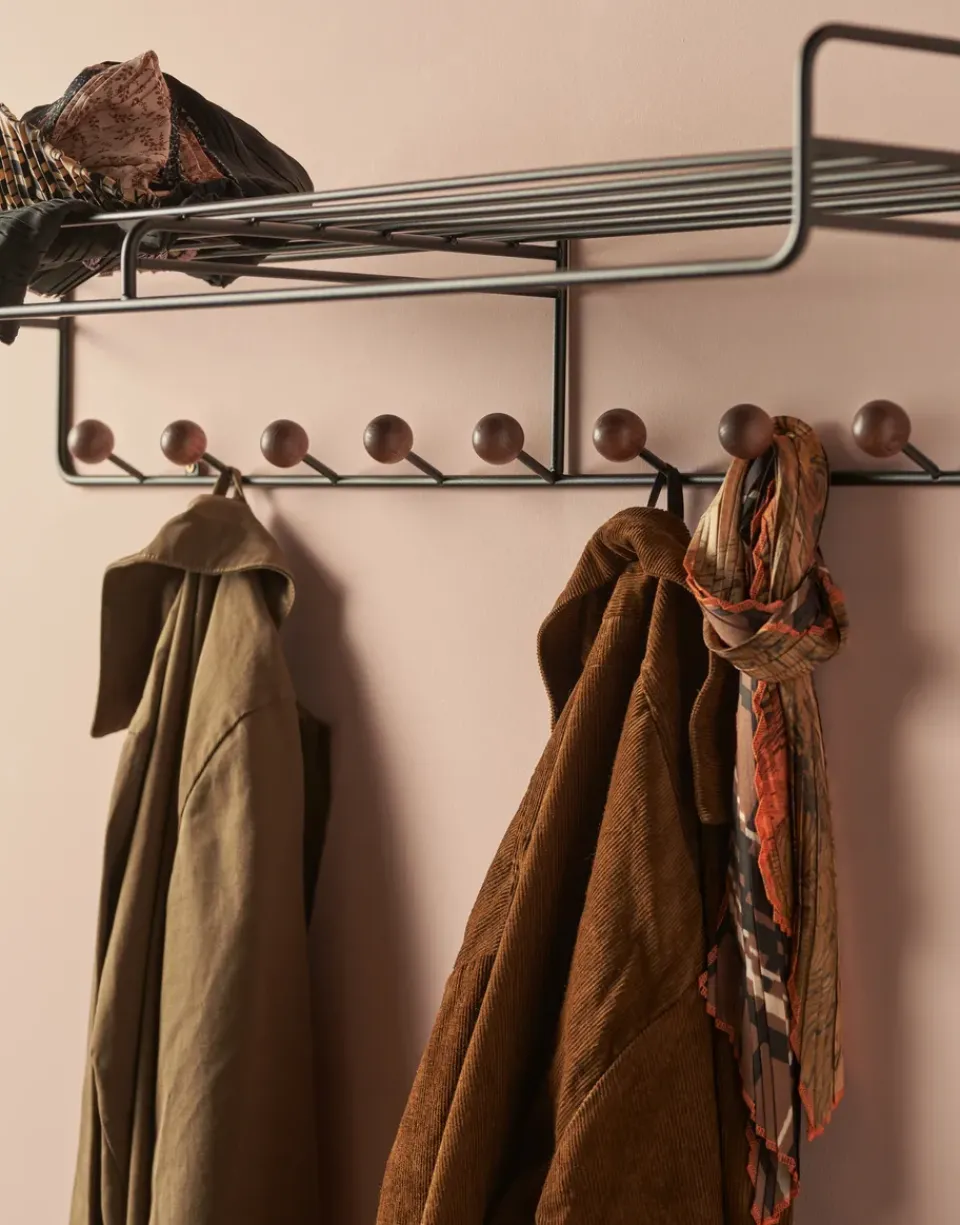 Colgador Bill Hat rack L, Negro-marrón oscuro*Maze Hot