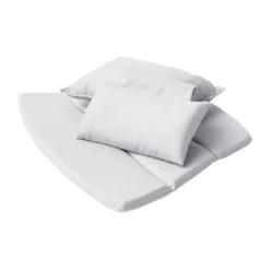 Conjunto de cojines para Butaca Lounge Breeze respaldo alto, Natté light grey*Cane-line