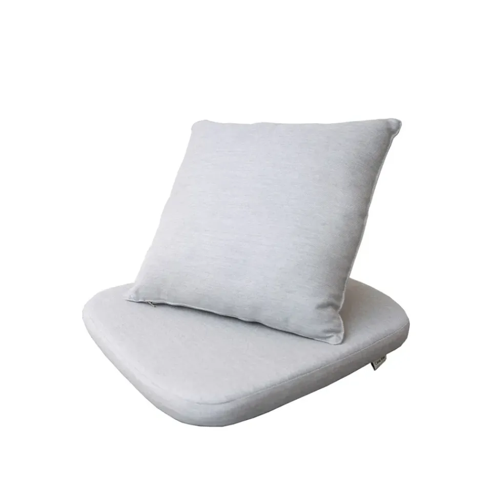 Conjunto de cojines para silla Moments, Natté light grey*Cane-line New