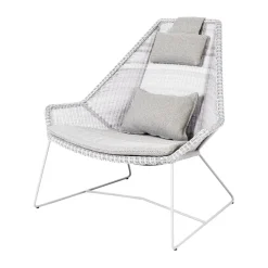 Conjunto de cojines para Butaca Lounge Breeze respaldo alto, Focus light grey*Cane-line Online