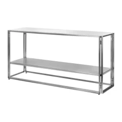 Consola Foldable 124×60 cm, Acero inoxidable cepillado*Kristina Dam Studio Outlet
