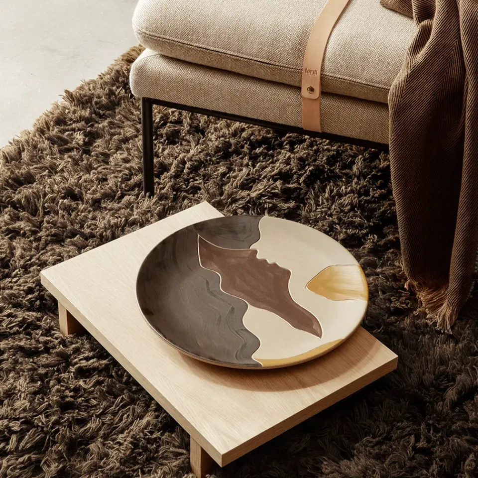 display table Mesa auxiliar Kona, Oak natural veneer*Ferm Living