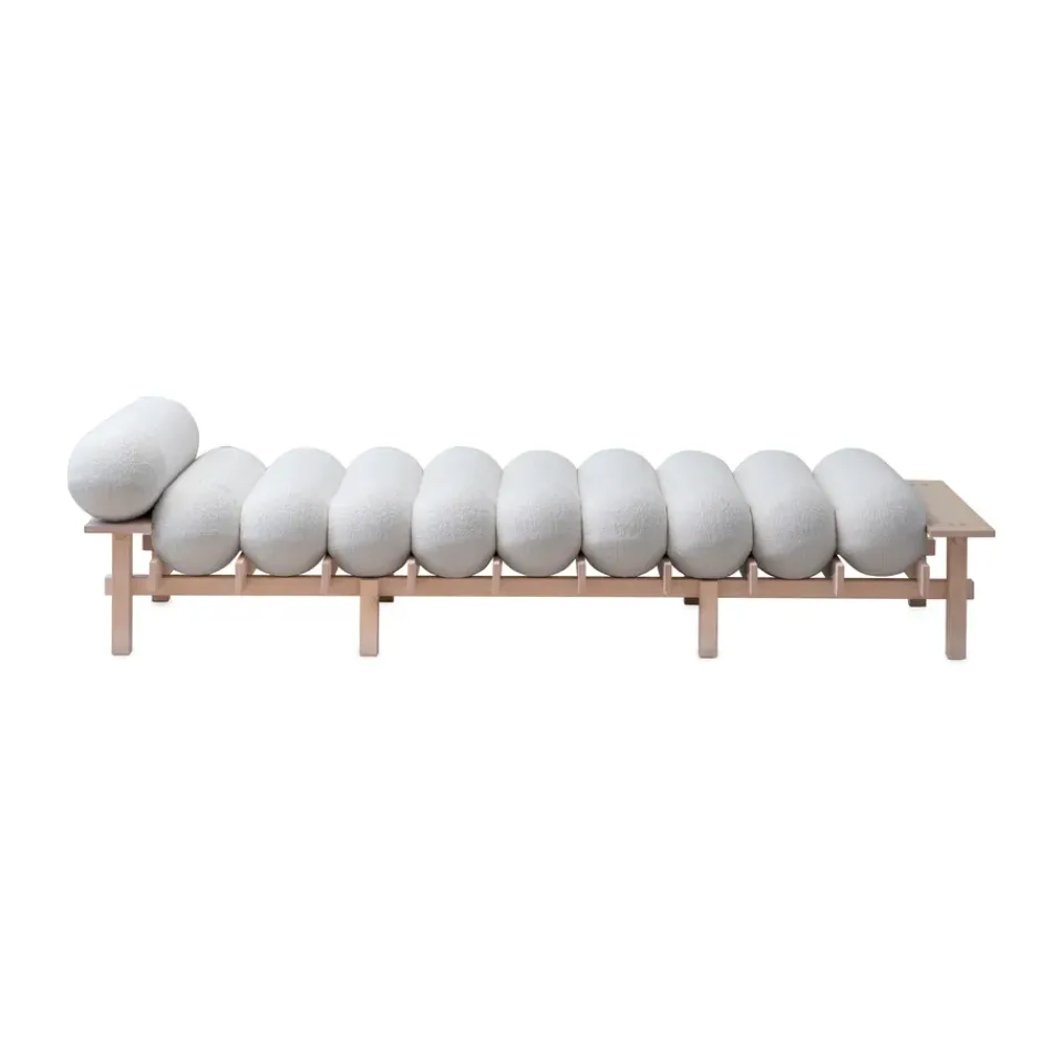 Diván Dag, Haya-Barnum bouclé 01 Off white*Gärsnäs