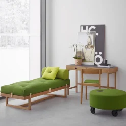 Diván Stay, Tela , estructura de roble aceitado blanco*A2 New