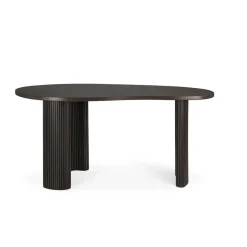 Escritorio Boomerang, Caoba teñida en oscuro, 160x83x76 cm*Ethnicraft Hot
