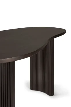 Escritorio Boomerang, Caoba teñida en oscuro, 160x83x76 cm*Ethnicraft Hot