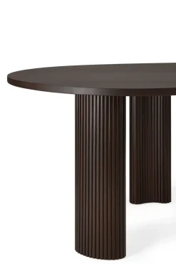 Escritorio Boomerang, Dark brown mahogny, 200×100×76 cm*Ethnicraft Clearance