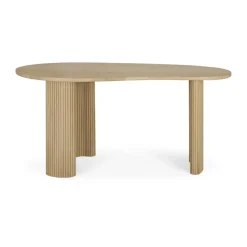 Escritorio Boomerang, Roble lacado, 160×83×76 cm*Ethnicraft Online
