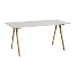 Escritorio CPH10 2.0, 80x160 cm, Off white linoleum-roble lacado*HAY Best