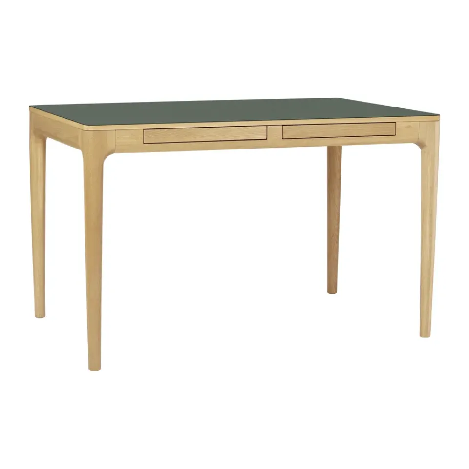 Escritorio Heart'n'Soul 80x120 cm, Roble-Fenix verde musgo*Umage Clearance