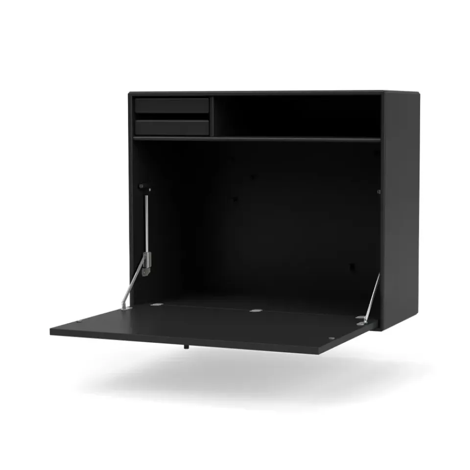 Escritorio suspendido STUDIO, Black 05*Montana Outlet