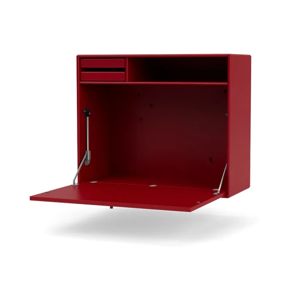Escritorio suspendido STUDIO, Beetroot 165*Montana Discount