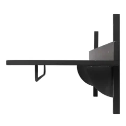 Estante con barra Sector 37 x 87 cm, Black ash-black brass*Ferm Living Hot