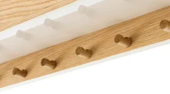 Estante con ganchos Epoch 118 cm, Natural oak-fog*Audo Copenhagen Discount