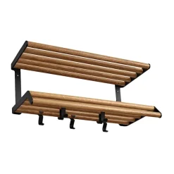 Estante perchero Tamburin 60 cm, roble-*Essem Design Sale