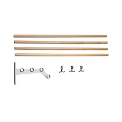 Estante sombrerero adicional Nostalgi 291, Roble, soportes aluminio*Essem Design