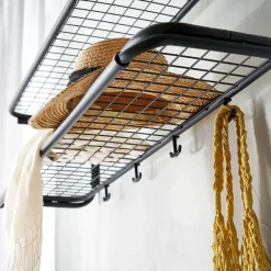 Estante sombrerero Classic 650, /cromo, 2 niveles, 60 cm*Essem Design Online