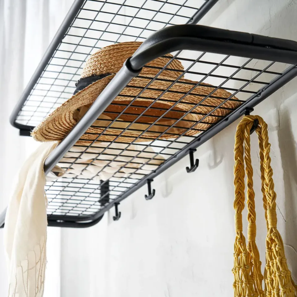 Estante sombrerero Classic 650, /cromo, 2 niveles, 80 cm*Essem Design Outlet