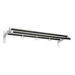 Estante sombrerero Nostalgi 291 100 cm, roble teñido de negro-blanco*Essem Design Discount