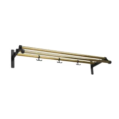 Estante sombrerero Nostalgi 291, Latón, base negra*Essem Design Outlet