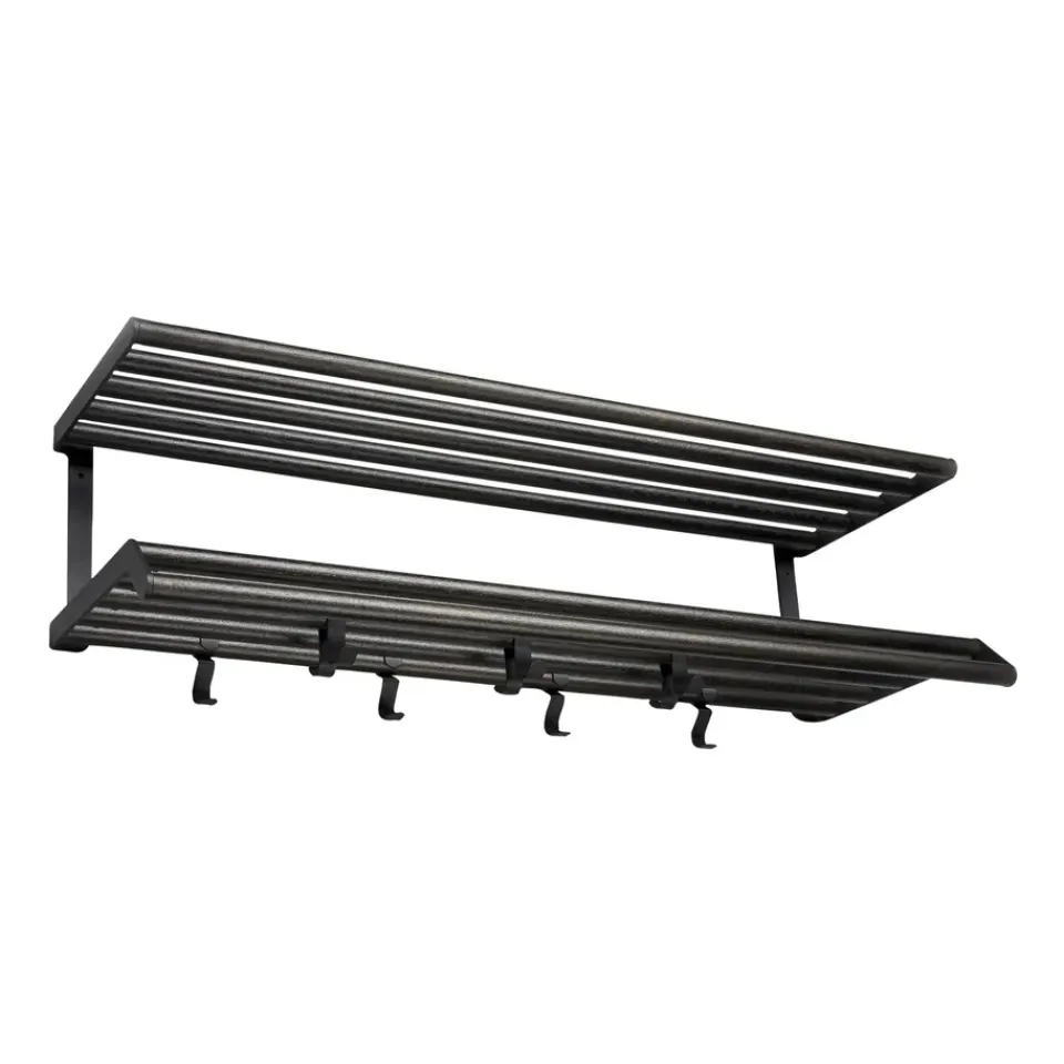 Estante sombrerero Tamburin 100 cm, roble teñido de -*Essem Design Outlet