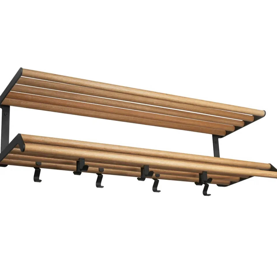 Estante sombrerero Tamburin 100 cm, Roble-*Essem Design New