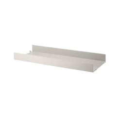 Estante metal, , 78x30 cm, borde alto*String New