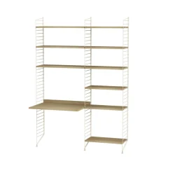 Estante , Roble, 78x30 cm, paquete de 3*String Clearance