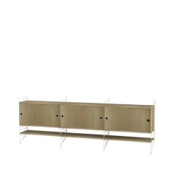 Estante , Roble, 78x30 cm, paquete de 3*String Hot